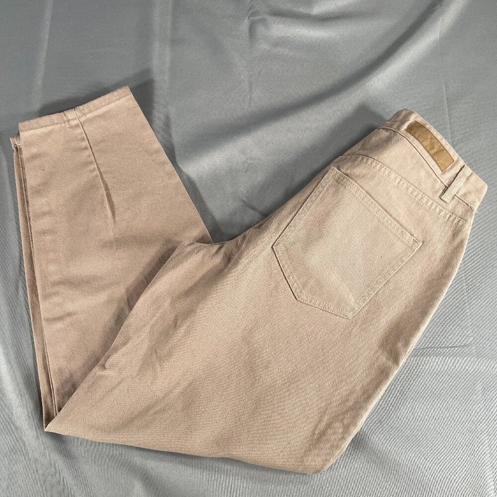 Cotton On Slouch Mom Jeans Beige High Rise Tapered Fit Women’s Size‎ 6 US Y2K